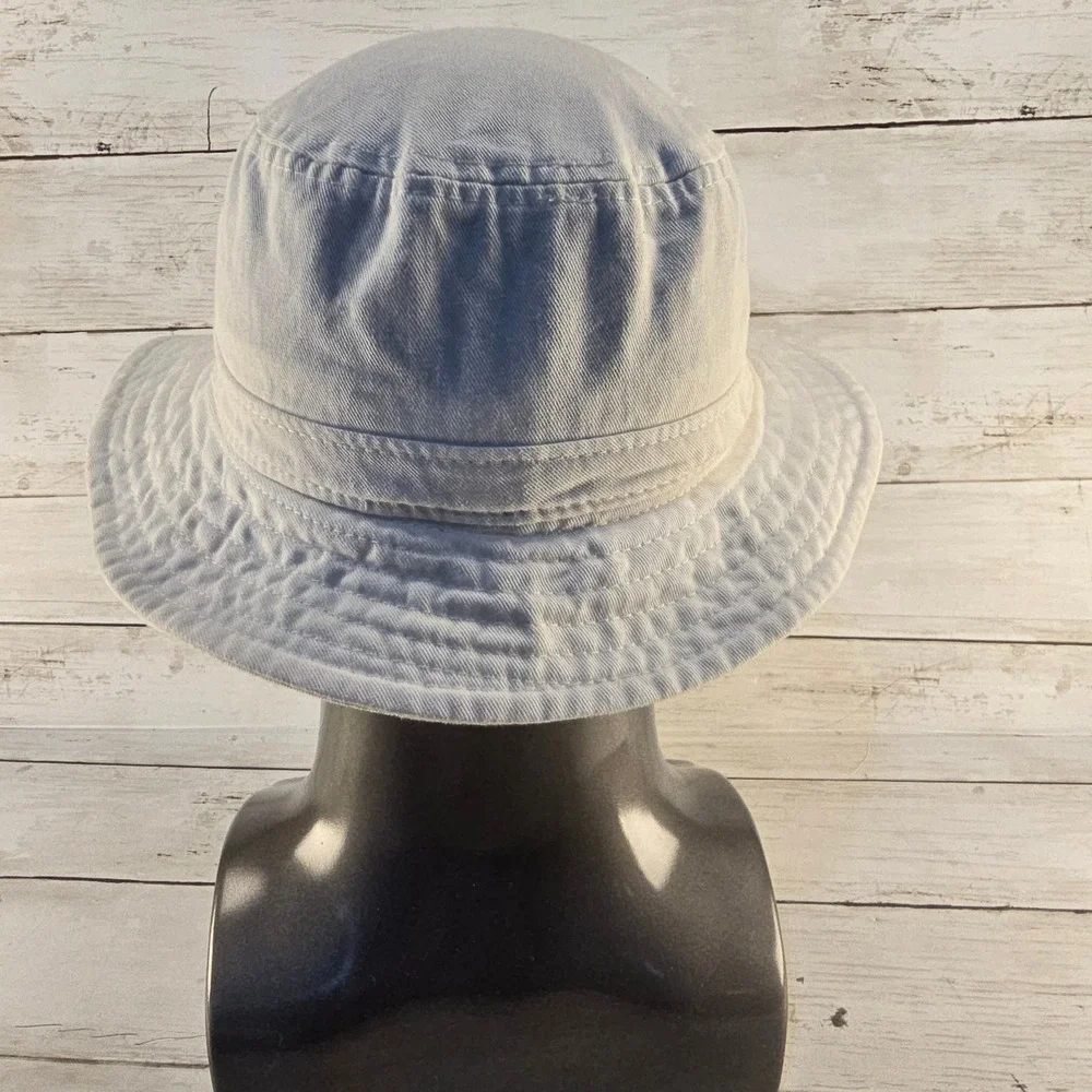 Nike Bucket Hat Lt Grey Cotton Twill Sun Cap L/XL Logo Patch Casual Streetwear